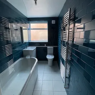 Completed bathroom