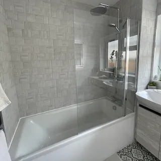Completed bathroom