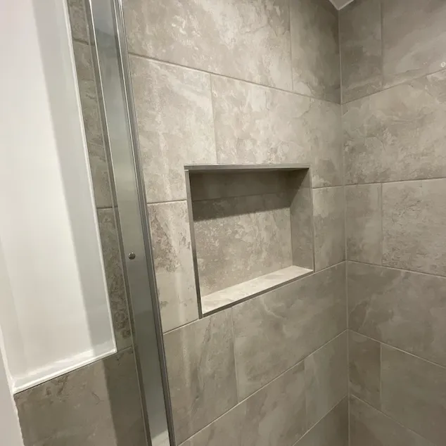 Completed bathroom