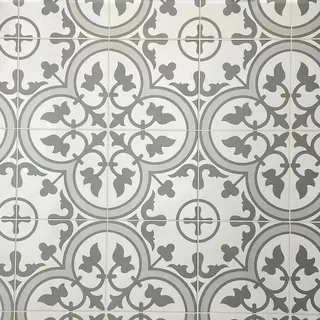 Bathroom floor tile installation detail