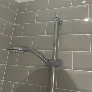 Bathroom wall tile detail